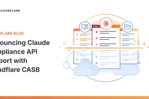 Announcing Claude Compliance API support with Cloudflare CASB