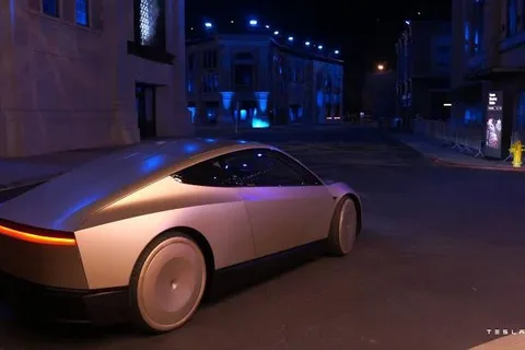 Elon Musk shares video of Cybercab driving autonomously out of Texas factory