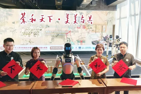 AGIBOT’s humanoid robot steals the show with dance, calligraphy at cultural event