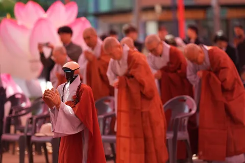 Meet 'Gabi,' the Robot That Just Became a Monk at a Buddhist Temple in South Korea. It’s the Latest Robot to Take Up Religious Practice