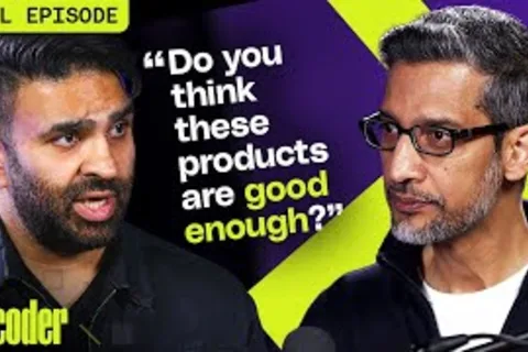 Sundar Pichai on AI, the future of search, and what’s happening to the web