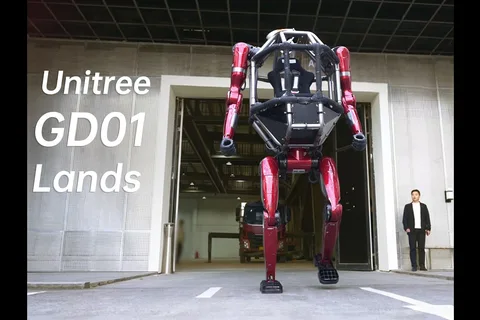 China's real-life 'transformer' mech is a giant humanoid robot that can switch from bounding on 4 legs to walking on 2