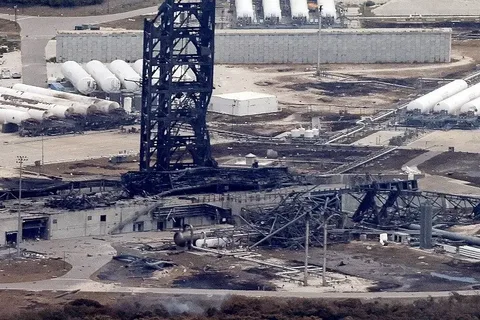 Blue Origin faces months of delays after rocket explosion damages launch pad