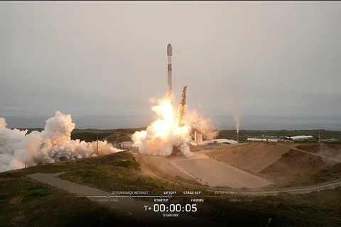 SpaceX soars with its first launch as a public company, marking a new era