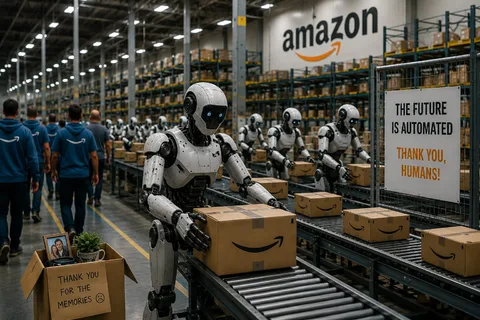 Amazon and JD.com Just Unleashed A 1.3 Million Robot Job Massacre - And Policymakers Are Panicking