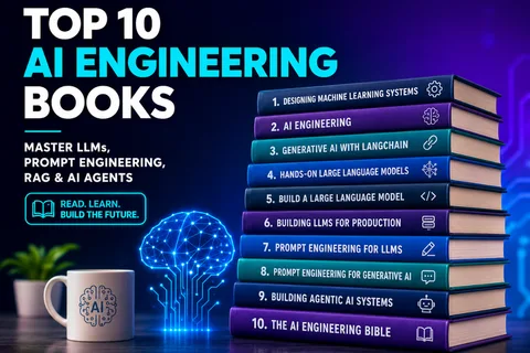 Top 10 AI Engineering Books for 2026 That Will 10X Your Skills in LLMs & AI Agents
