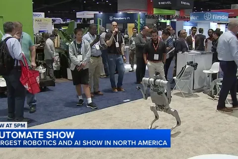 Largest robotics, artificial intelligence show in North America, Automate, at McCormick Place in Chicago this week