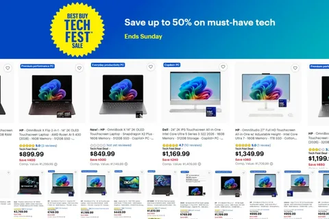 Best Buy’s Tech Fest Prime Day sale knocks up to $650 off all-new 2026 Copilot+ PCs with Snapdragon X2 and Ryzen AI 400 chips